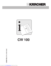 Kärcher CW 100 Manual
