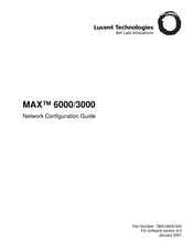 Lucent Technologies MAX 6000 Network Configuration Manual