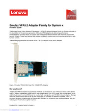 Lenovo Emulex VFA5.2 Product Manual