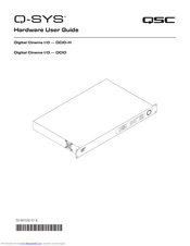 QSC Q-SYS DCIO Hardware User's Manual