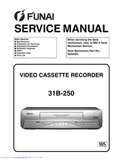 Funai 31B-250 Service Manual