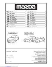 Mazda 3 BL Installation Instruction