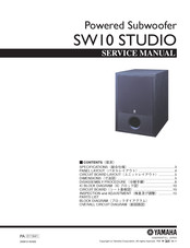 Yamaha SW10 STUDIO Service Manual