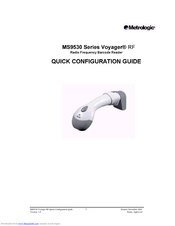 Metrologic MS9530 Series Quick Configuration Manual