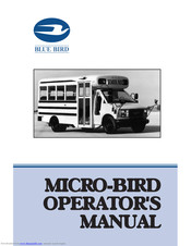 Blue Bird Micro Bird Operator's Manual