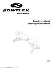 Bowflex SelectTech 3.1 Bench Owner's Manual