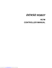 Denso RC7M Manual