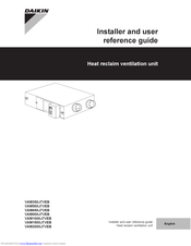Daikin VAM650J7VEB Installer And User Reference Manual