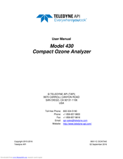 Teledyne 430 User Manual