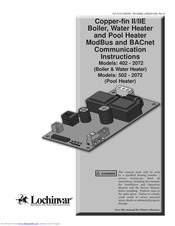 Lochinvar 402 Communication Instruction Manual