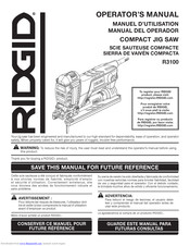 RIDGID R3100 Operator's Manual