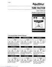 Hughes & Kettner TUBE FACTOR User Manual
