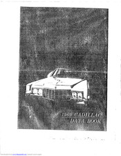 Cadillac Calais 1969 Data Book