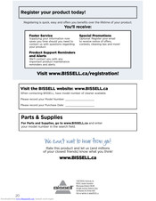 Bissell PETHAIR ERASER 1650 Series Quick Start Manual