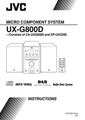 JVC UX-G800D Instructions Manual