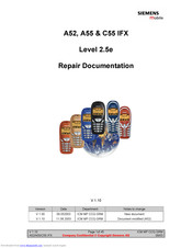 Siemens A52 Repair Documentation