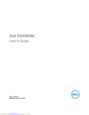 Dell S2419HMt User Manual