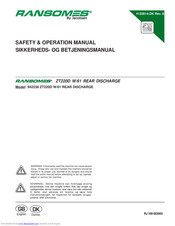 Ransomes 942236 Safety & Operation Manual