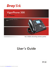 Draytek vigorphone 300 User Manual