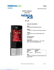 Nokia RM-540 Service Manual