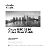 Cisco USC 3330 Quick Start Manual