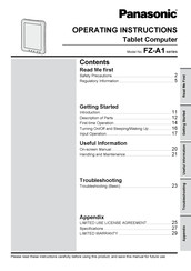 Panasonic FZ-A1ADAAZAE Operating Instructions Manual