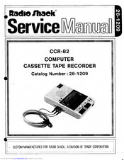 Radio Shack 26-1209 Service Manual
