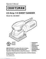 Craftsman 320.39587 Operator's Manual