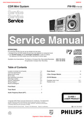 Philips FW-R8/22 Service Manual