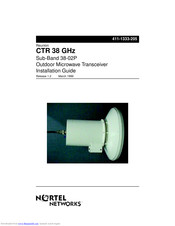 Nortel CTR 38 GHz Installation Manual