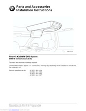 BMW 82 82 0 304 135 Installation Instructions Manual