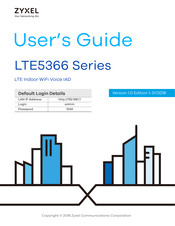 ZyXEL Communications LTE5366 Series User Manual
