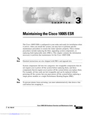 Cisco 10005 ESR Manual
