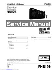 Philips FWM208/55 Service Manual