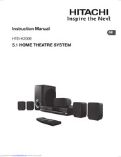 Hitachi HTD-K200E Instruction Manual