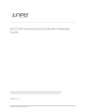 Juniper ACX2200 Hardware Manual
