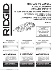 RIDGID R86090 Operator's Manual