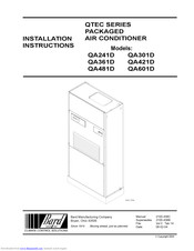 Bard QA601D Installation Instructions Manual