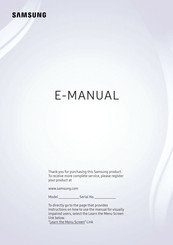 Samsung UN55NU7300FXZA E-Manual
