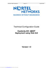 Nortel C251 Configuration Manual