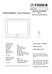 Fisher PC-R20R2 Service Manual