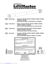 Chamberlain LiftMaster CRX1000 Instructions Manual
