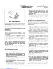 Hearth And Home Technologies PVK-80 Installation Instructions Manual