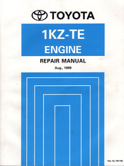 Toyota 1KZ-TE Repair Manual