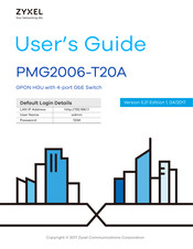 ZyXEL Communications PMG2006-T20A User Manual