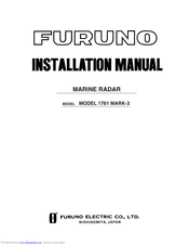 Furuno 1761 MARK-3 Installation Manual