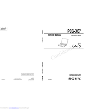 Sony VAIO PCG-XE7 Service Manual