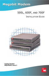 ADC Megabit Modem 700F Installation Manual
