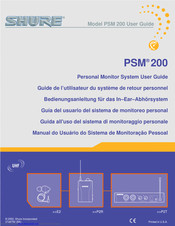 Shure PSM 200 User Manual