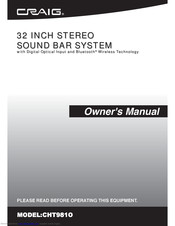 Craig CHT9810 Owner's Manual